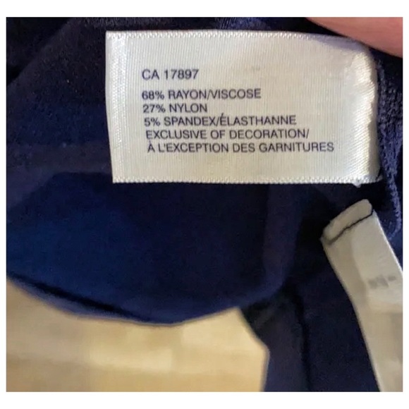 GAP Indigo Tuxedo Pencil Dress - Picture 6 of 7